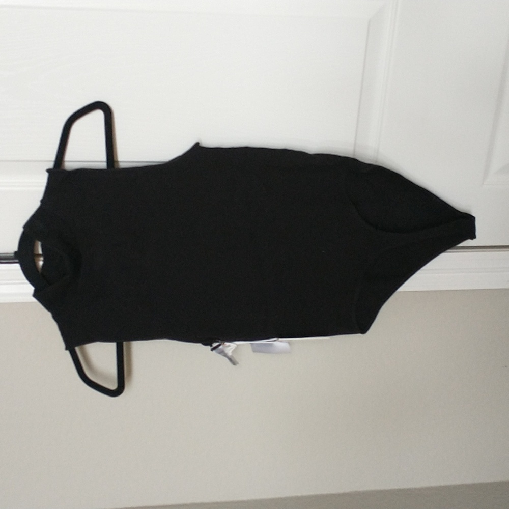 Good American | Seamless Ribbed Mock Neck Bodysuit NWT